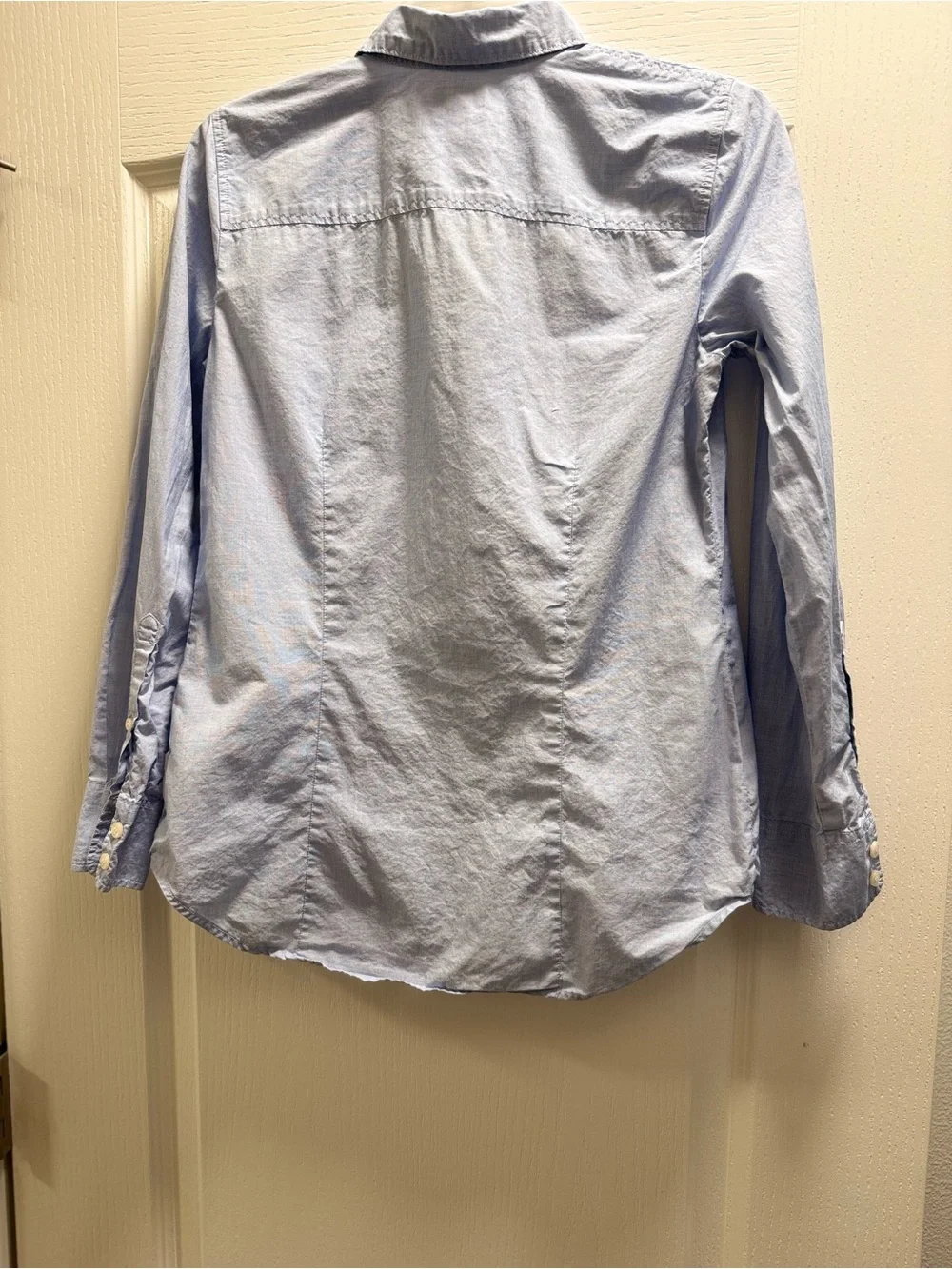J. Crew Light Blue Long-Sleeve Button-Down Shirt - Picture 2 of 4